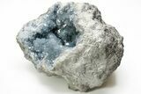 Sky Blue Celestine (Celestite) Crystal Geode - Madagascar #210375-1